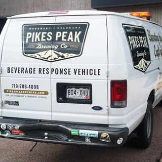 - Image360-Colorado-Springs-CO-Vehicle-Lettering-Restaurant-Pikes-Peak-Brewing