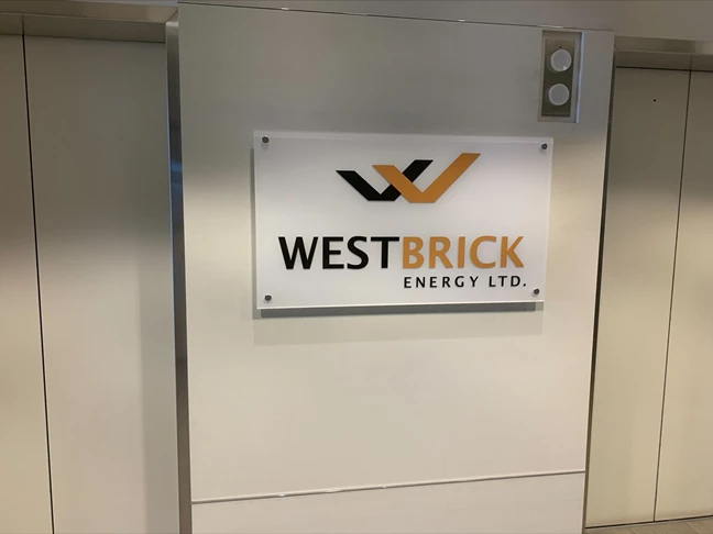 Display your company name in between the elevator doors, to let your clients know that they are in the right place.